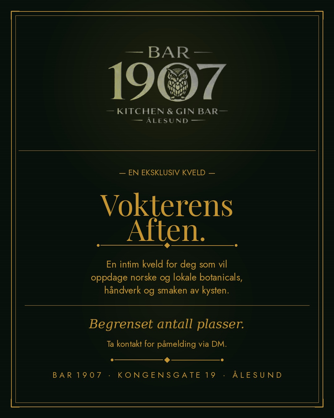 Vokterens Aften plakat
